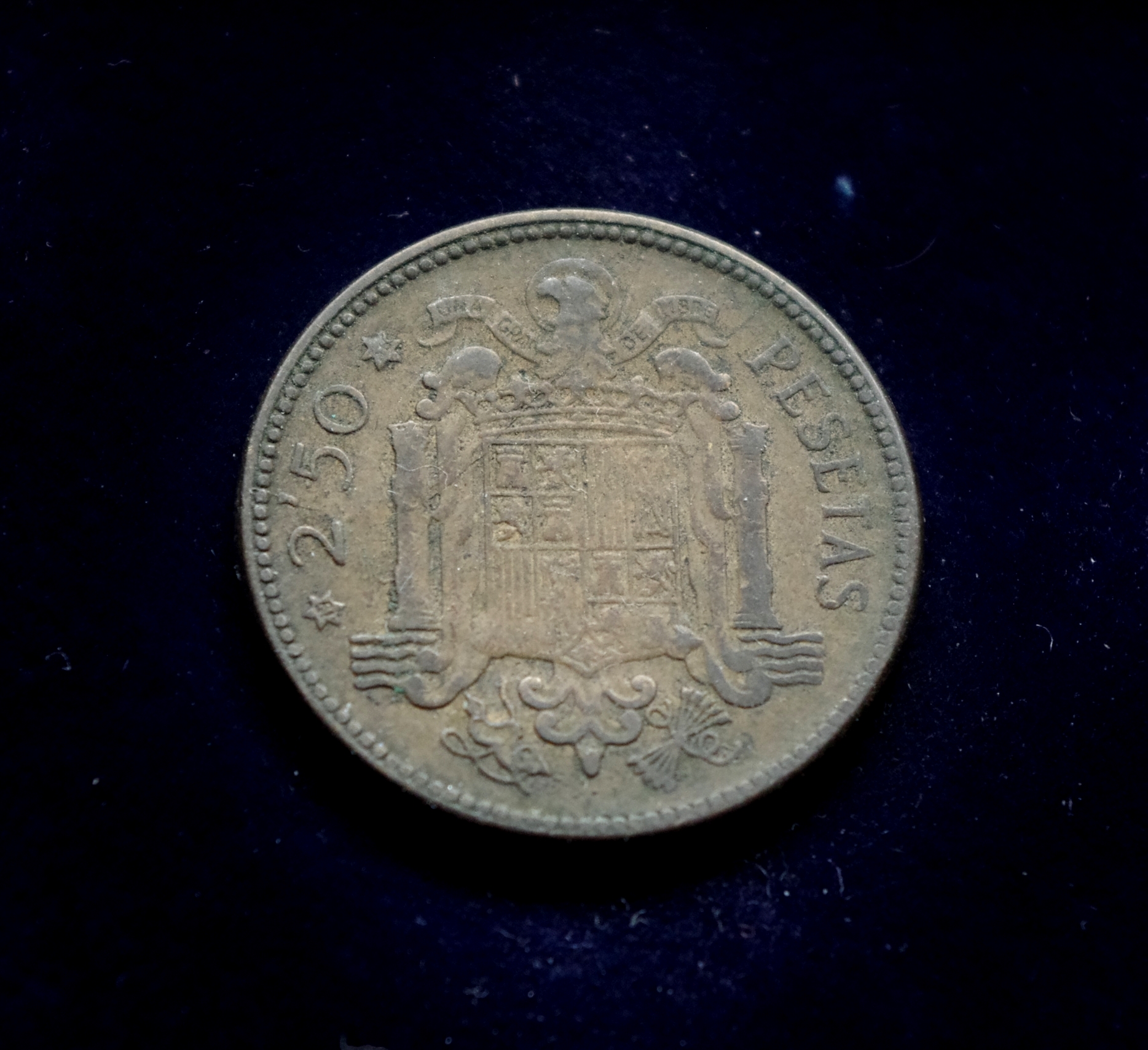 moneta, 2,5 pesetos, Ispanija