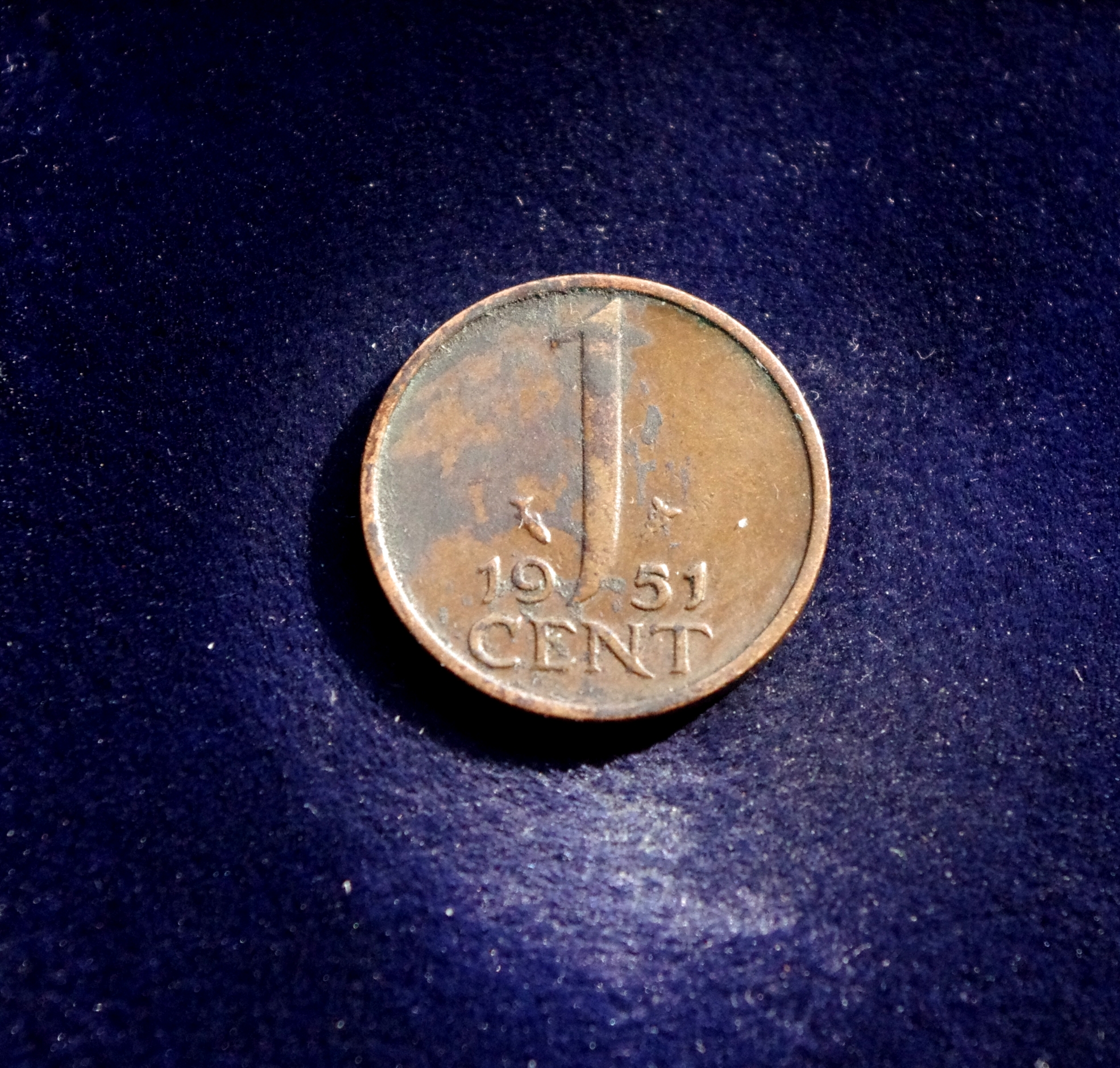 Moneta, 1 centas, Nyderlandai