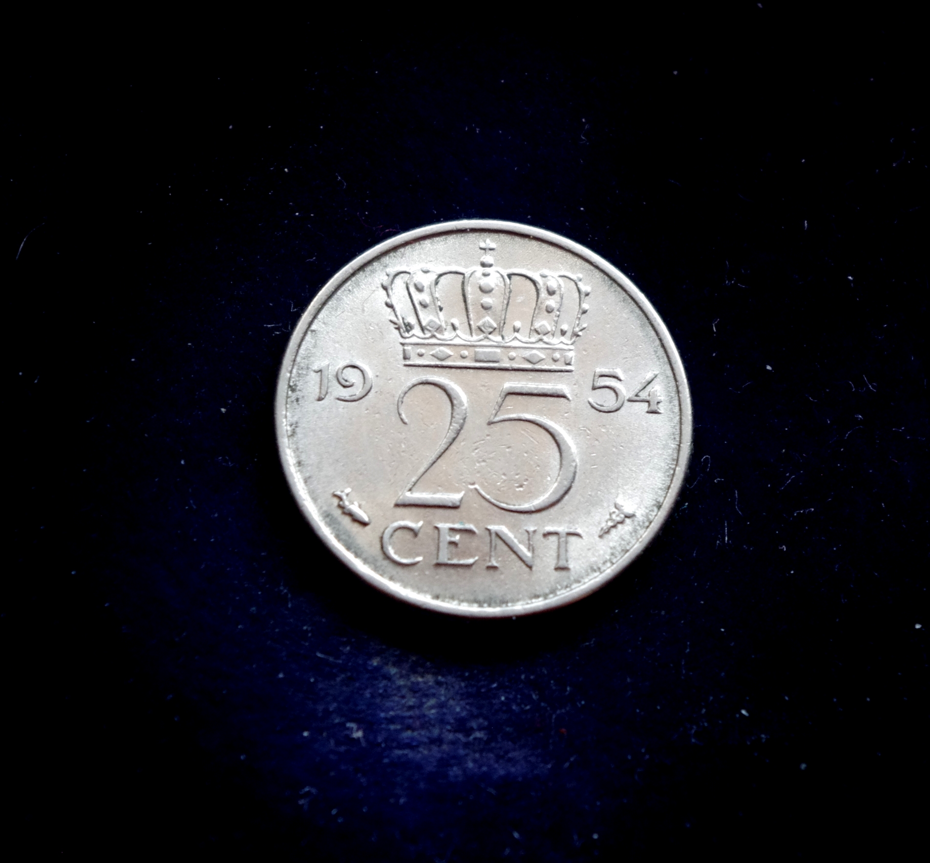 Moneta, 25 centai, Nyderlandai