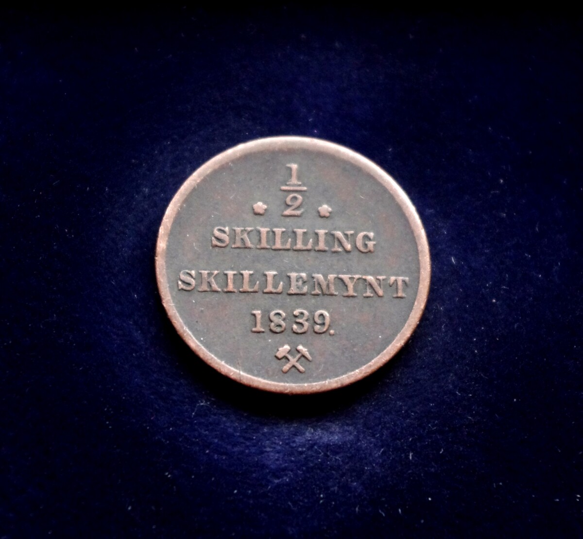 moneta, 1/2 skilingo, Norvegija