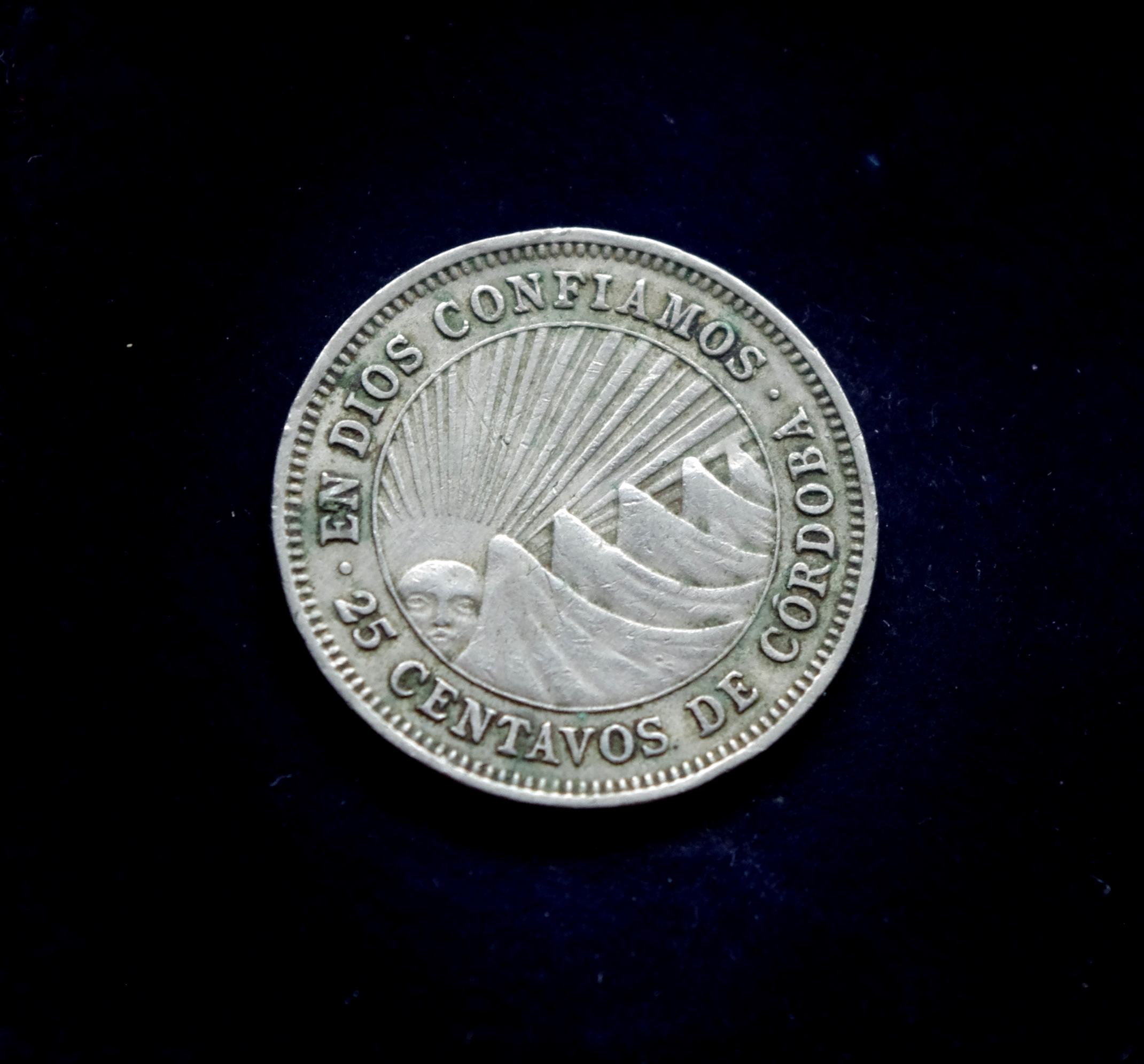 Nikaragvos 25 sentavų moneta. Fransiskas Ernandesas de Kordoba - Nikaragvos įkūrėjas