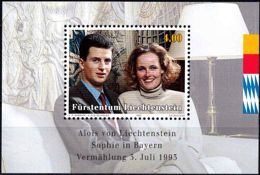 Lichtenšteinas, blokas Nr 15, MiNr 1065 MNH**