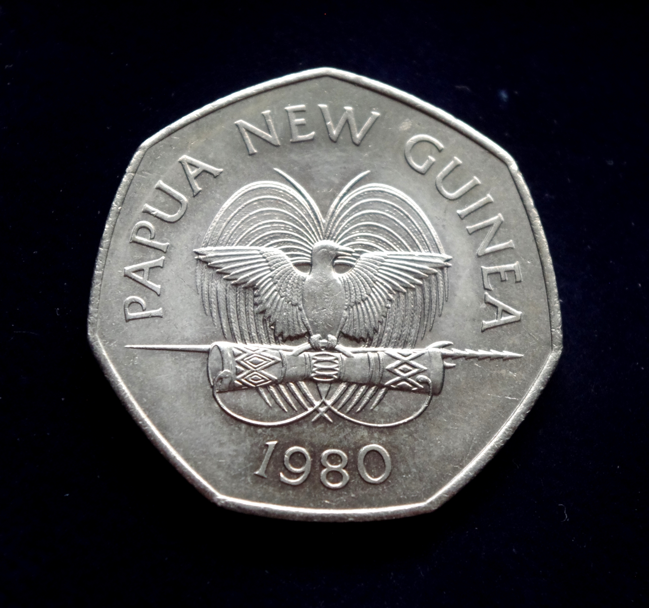 IMGP0805 Papua Naujosios Gvinėjos 50 tojų proginė moneta. Pietų Ramiojo vandenyno menų festivalis