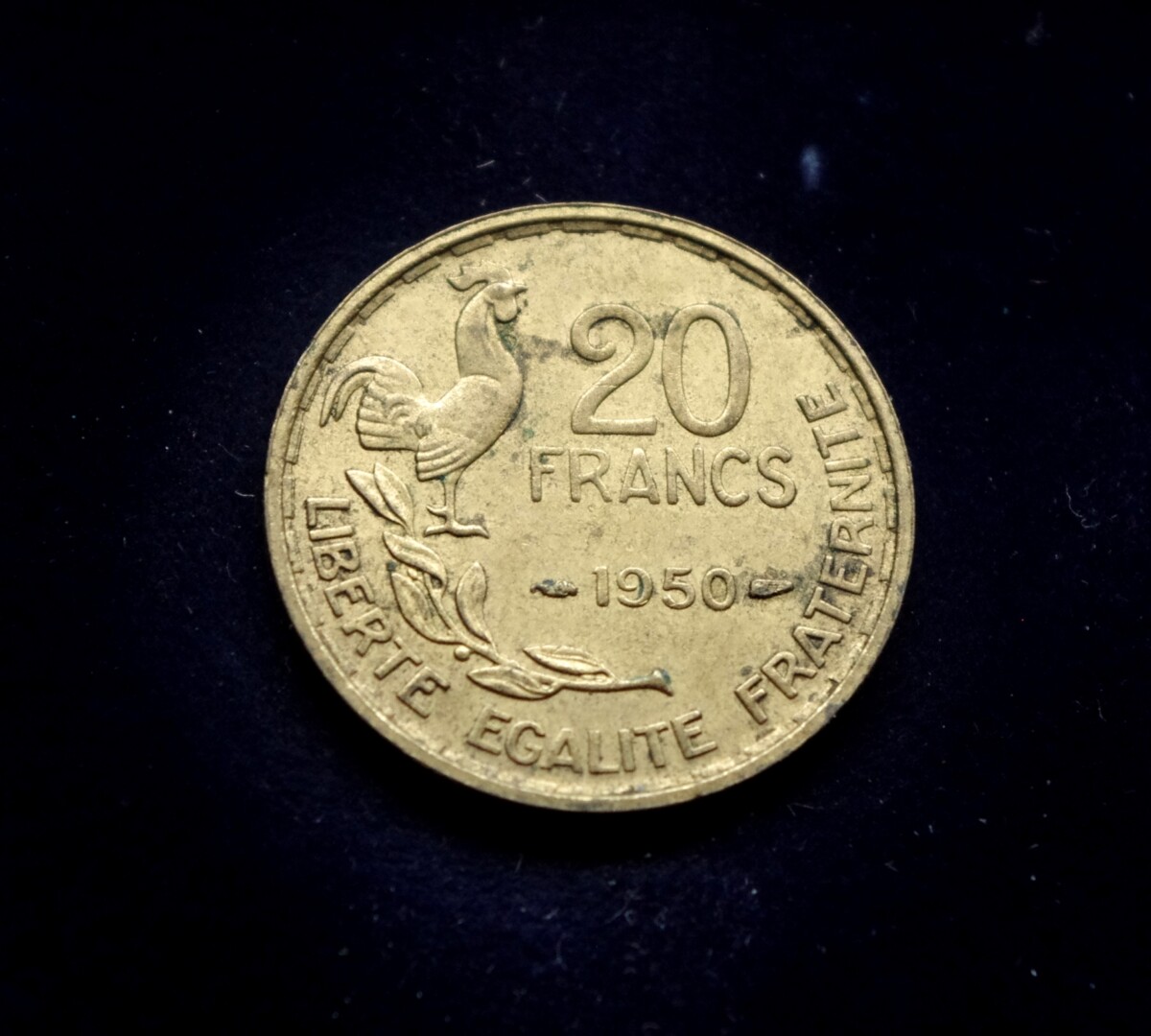 moneta, 20 frankų, Prancūzija