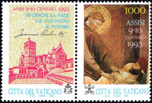 Visuotinė malda už taiką Europoje, Asyžius