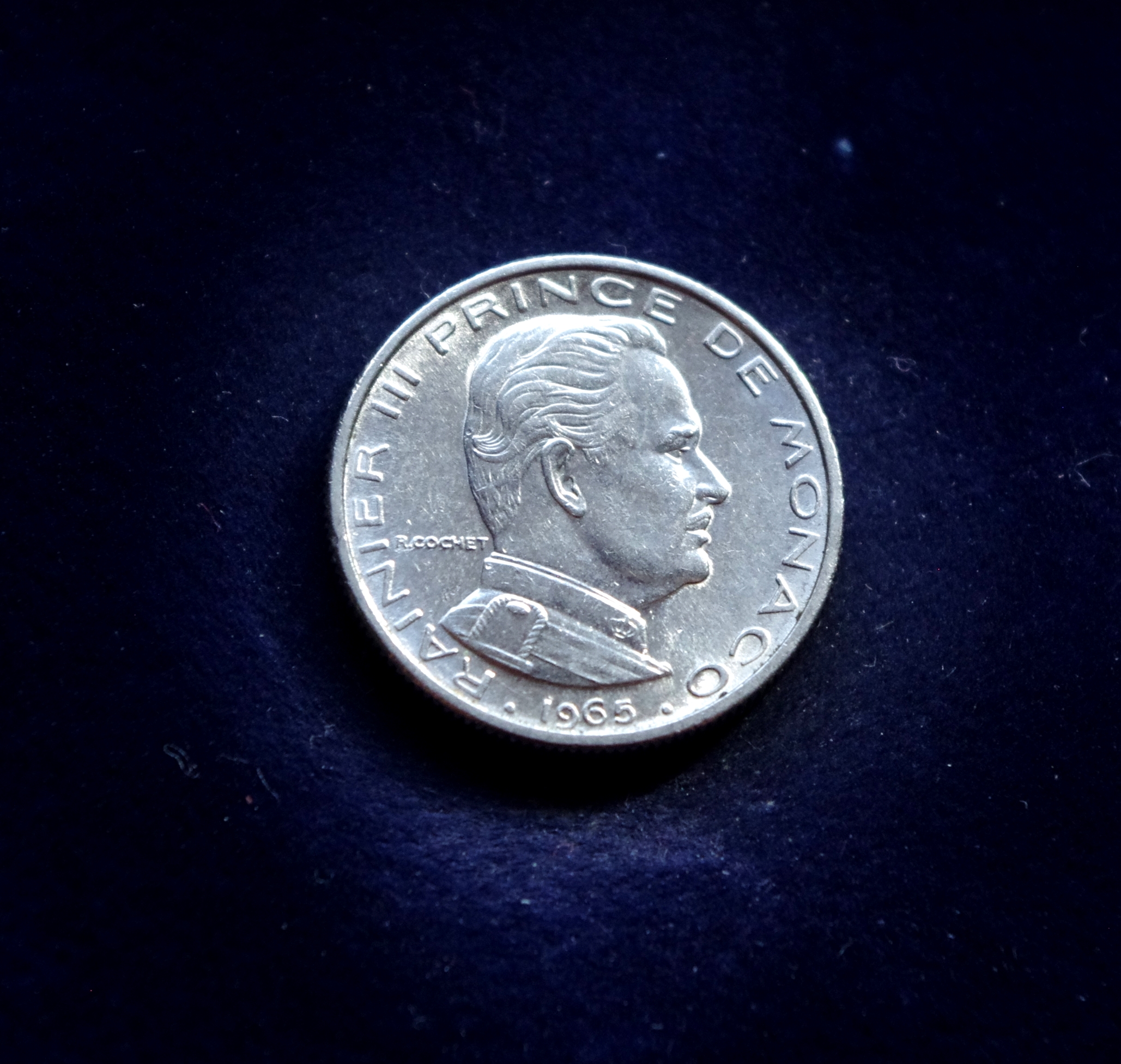 Monako 1/2 franko moneta