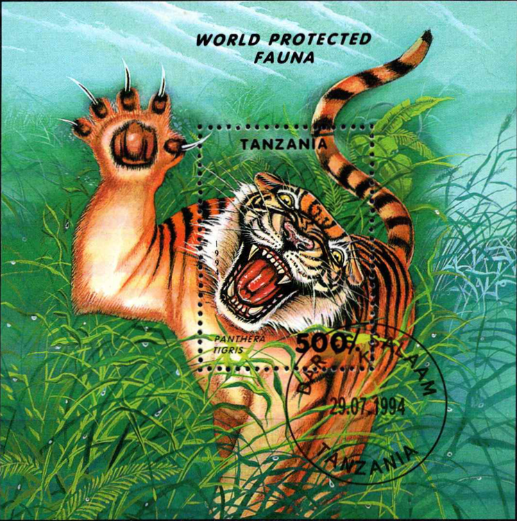 Tanzanija, blokas Nr. 251, MiNr 1781 Used (O) D