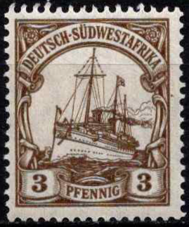 Vokietijos Reichas, Užsienio ir kolonijų paštas, Vokietijos Pietvakarių Afrika, MiNr 24 MNH**