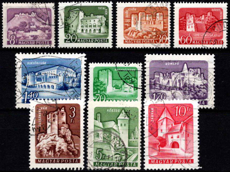 Vengrija, pilna serija, MiNr 1650-1659 Used (O)