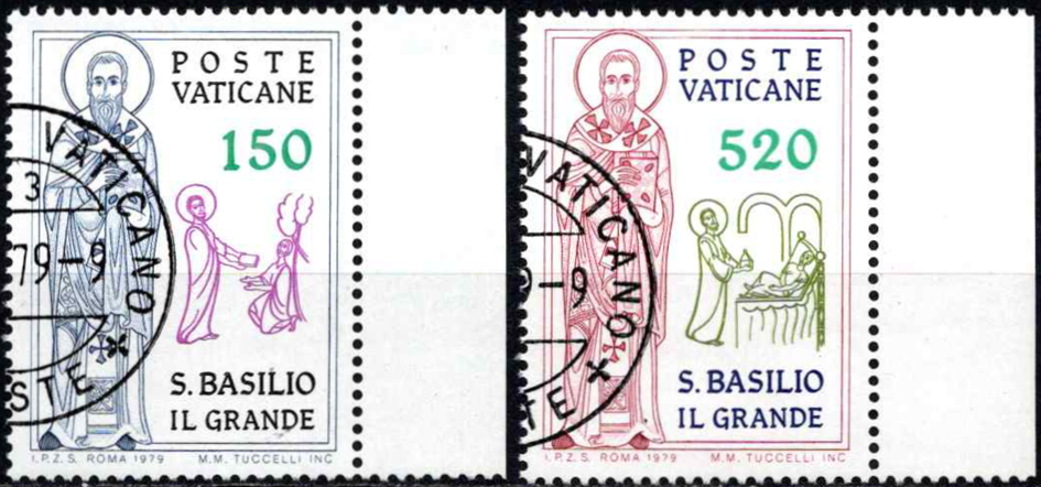 Vatikanas, pilna serija, MiNr 743-744 Used (O)