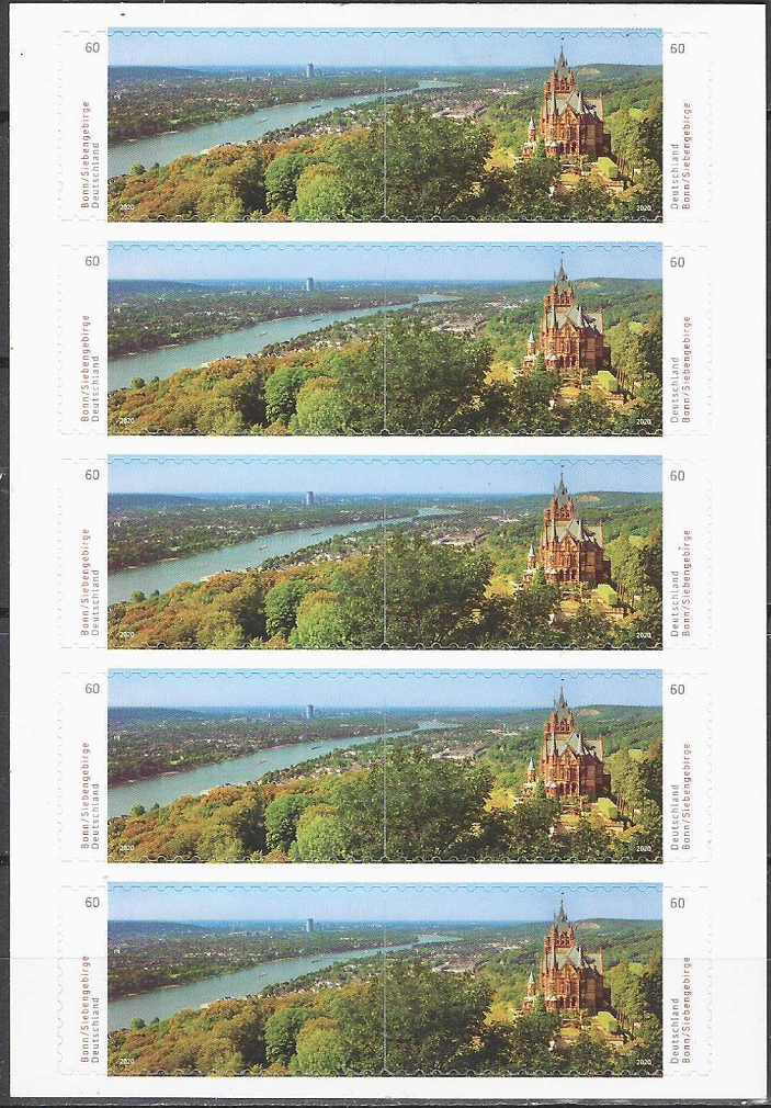 pašto ženklai, Vokietija. Gražiausios Vokietijos panoramos