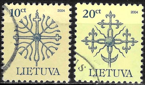 Pašto ženklai, Lietuva, Kaltinės paminklų viršūnės