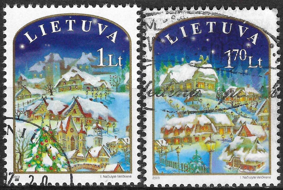 Pašto ženklai, Lietuva, Šv. Kalėdos ir Naujieji metai
