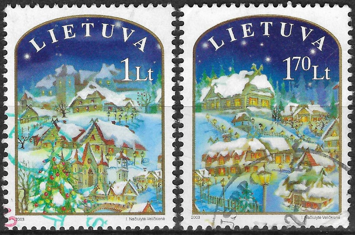 Pašto ženklai, Lietuva, Šv. Kalėdos ir Naujieji metai