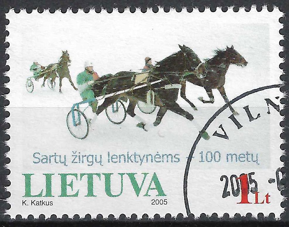 Pašto ženklai, Lietuva, Sartų žirgų lenktynėms 100 metų