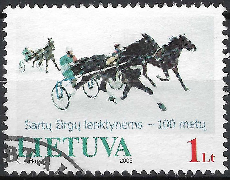 Pašto ženklai, Lietuva, Sartų žirgų lenktynėms 100 metų