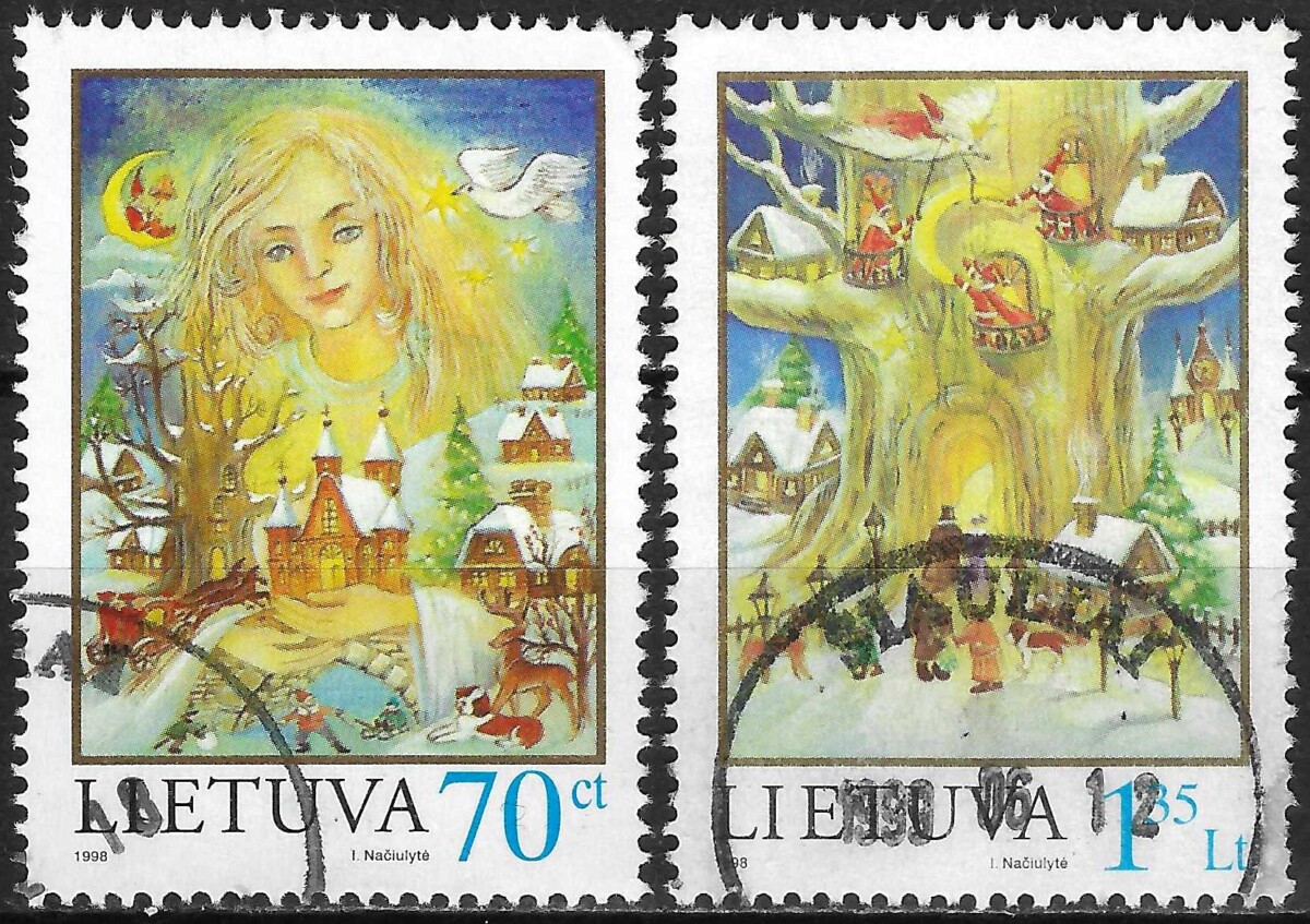 Pašto ženklai, Lietuva, Šv. Kalėdos ir Naujieji metai
