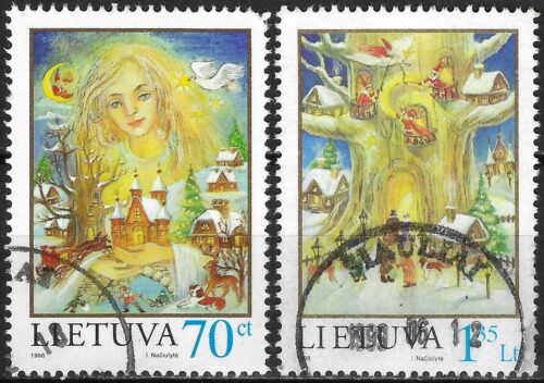 Pašto ženklai, Lietuva, Šv. Kalėdos ir Naujieji metai