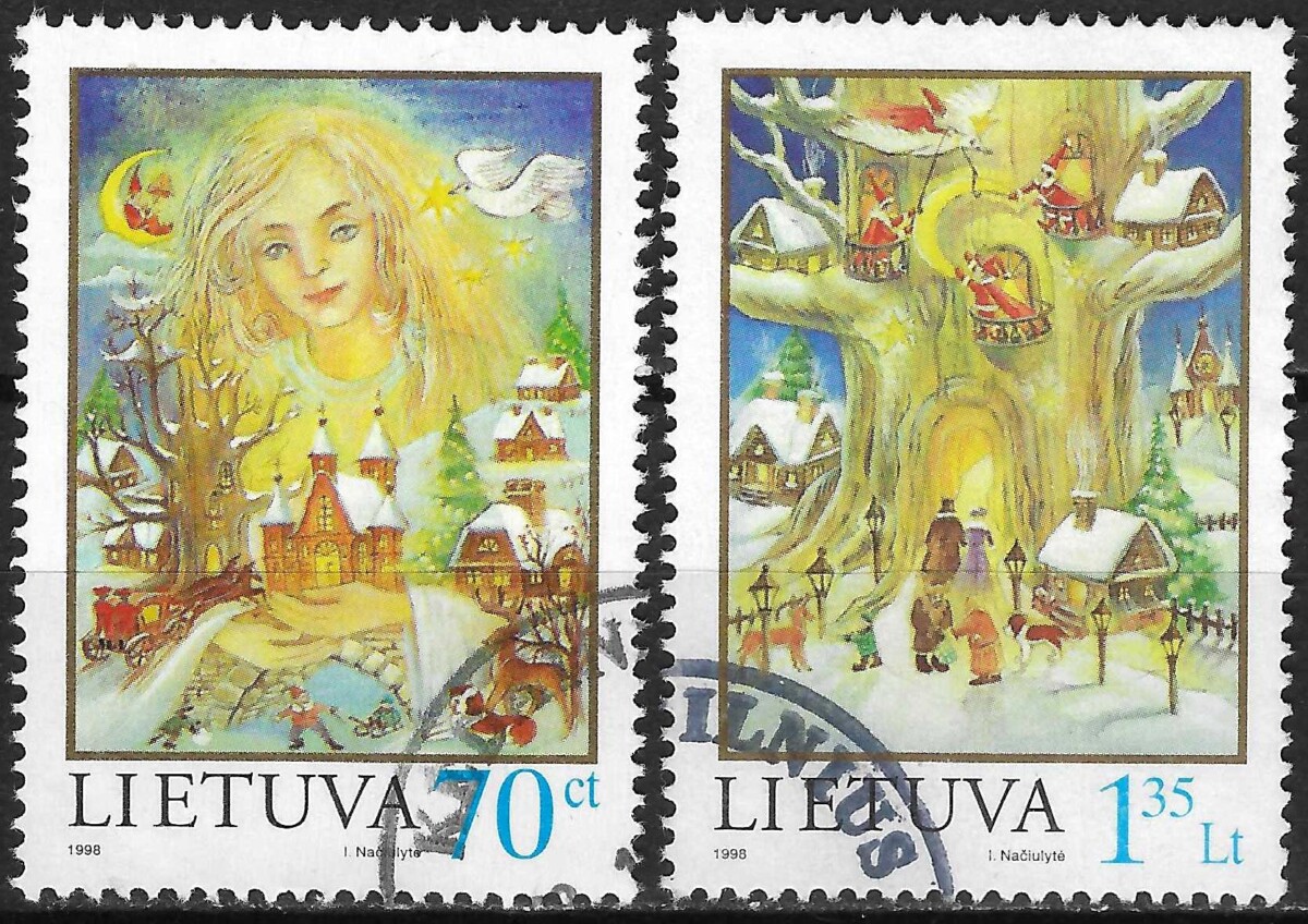 Pašto ženklai, Lietuva, Šv. Kalėdos ir Naujieji metai