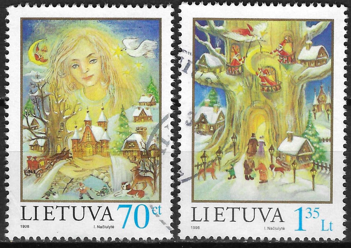 Pašto ženklai, Lietuva, Šv. Kalėdos ir Naujieji metai