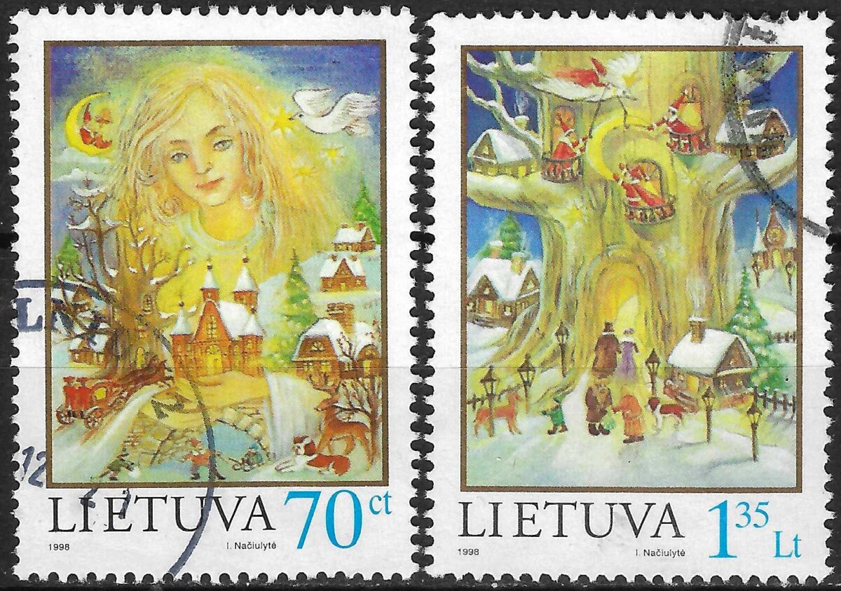 Pašto ženklai, Lietuva, Šv. Kalėdos ir Naujieji metai
