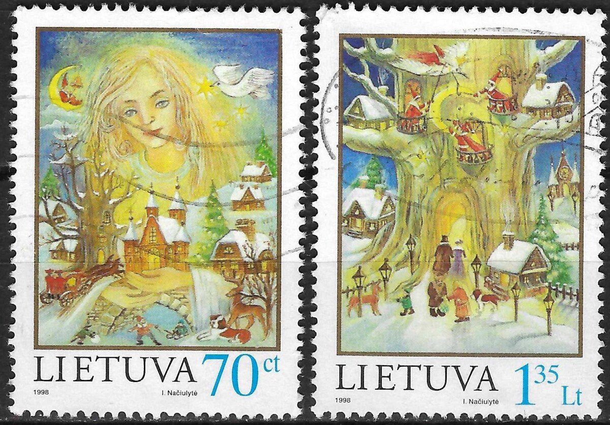 Pašto ženklai, Lietuva, Šv. Kalėdos ir Naujieji metai