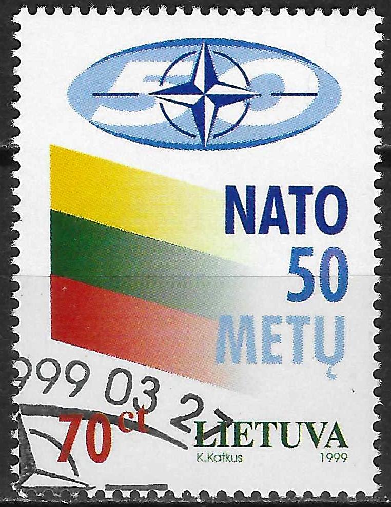 Pašto ženklai, Lietuva, 50 metų NATO