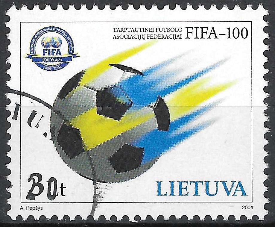 Pašto ženklai, Lietuva, 100 metų FIFA