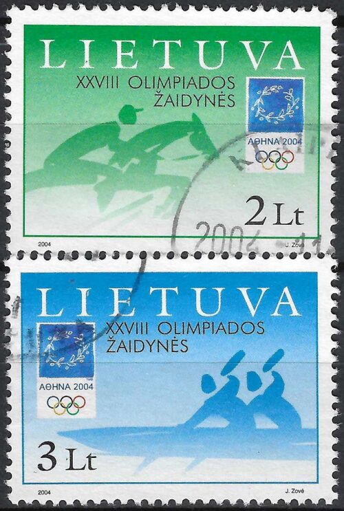 Pašto ženklai, Lietuva, 2004 m. vasaros olimpinės žaidynės Atėnuose, Graikijoje