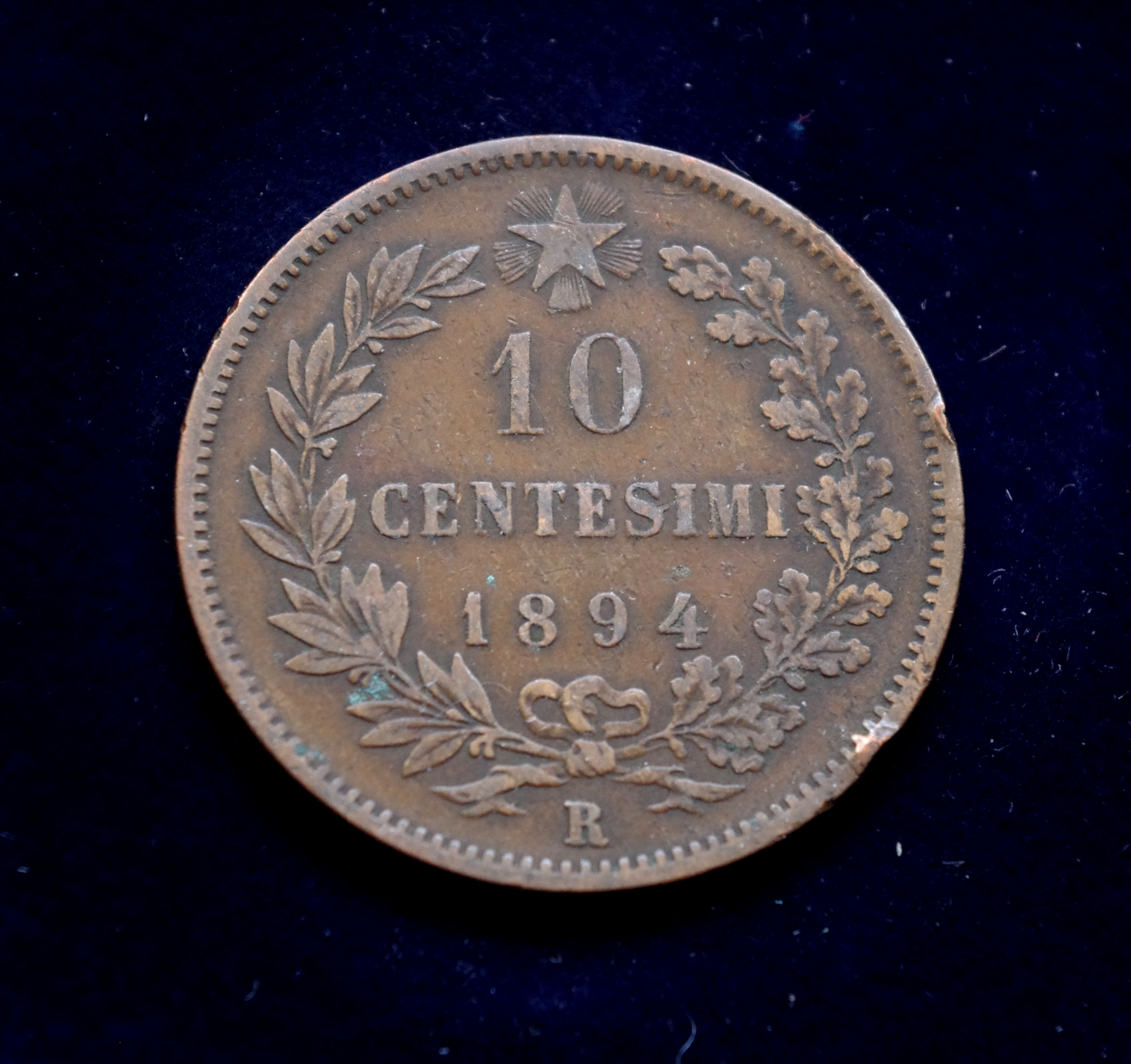 Italijos 10 čentezimų moneta