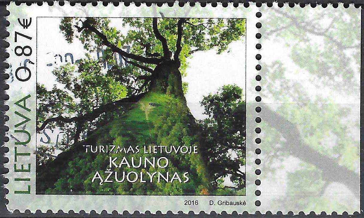 Pašto ženklai, Lietuva, Kauno ąžuolas