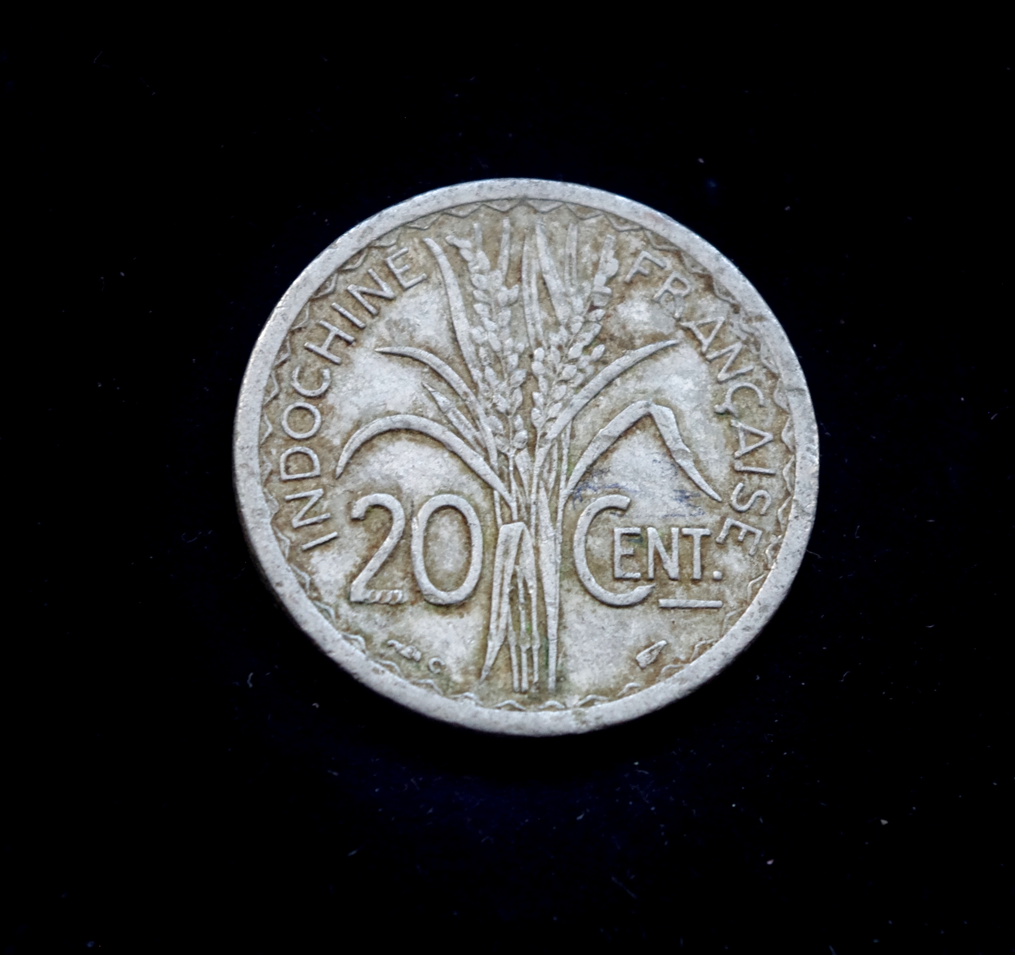 Prancūzijos Indokinijos 20 santimų moneta