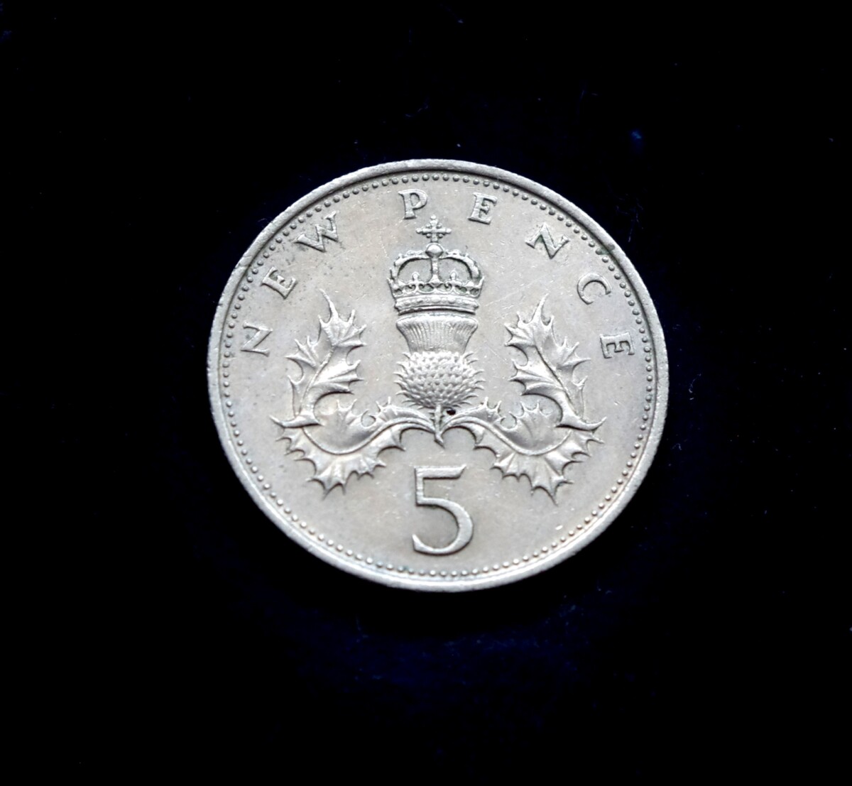moneta, 5 naujieji pensai, Jungtinė Karalystė