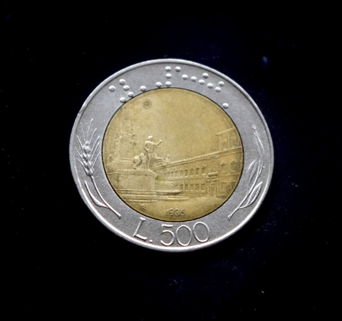 moneta, 500 lirų, Italija