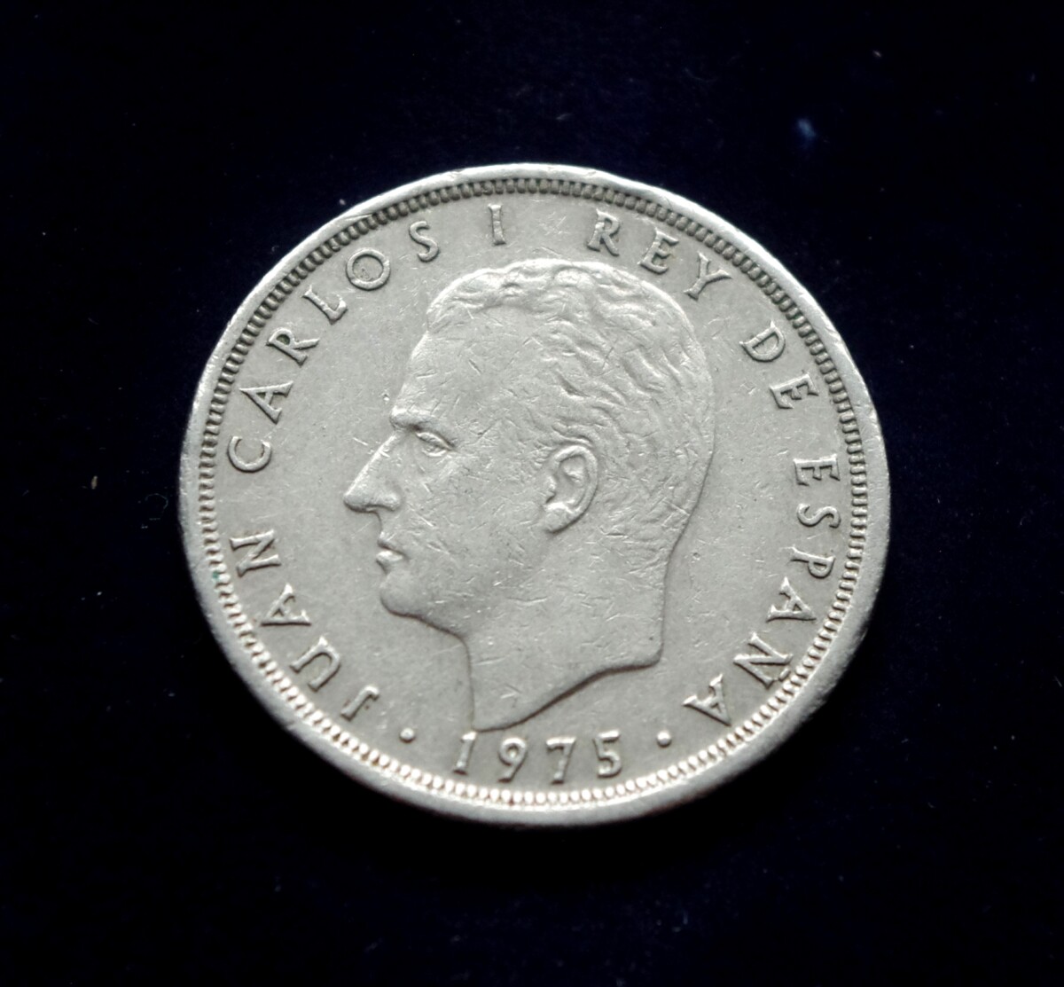 moneta, 25 pesetos, Ispanija
