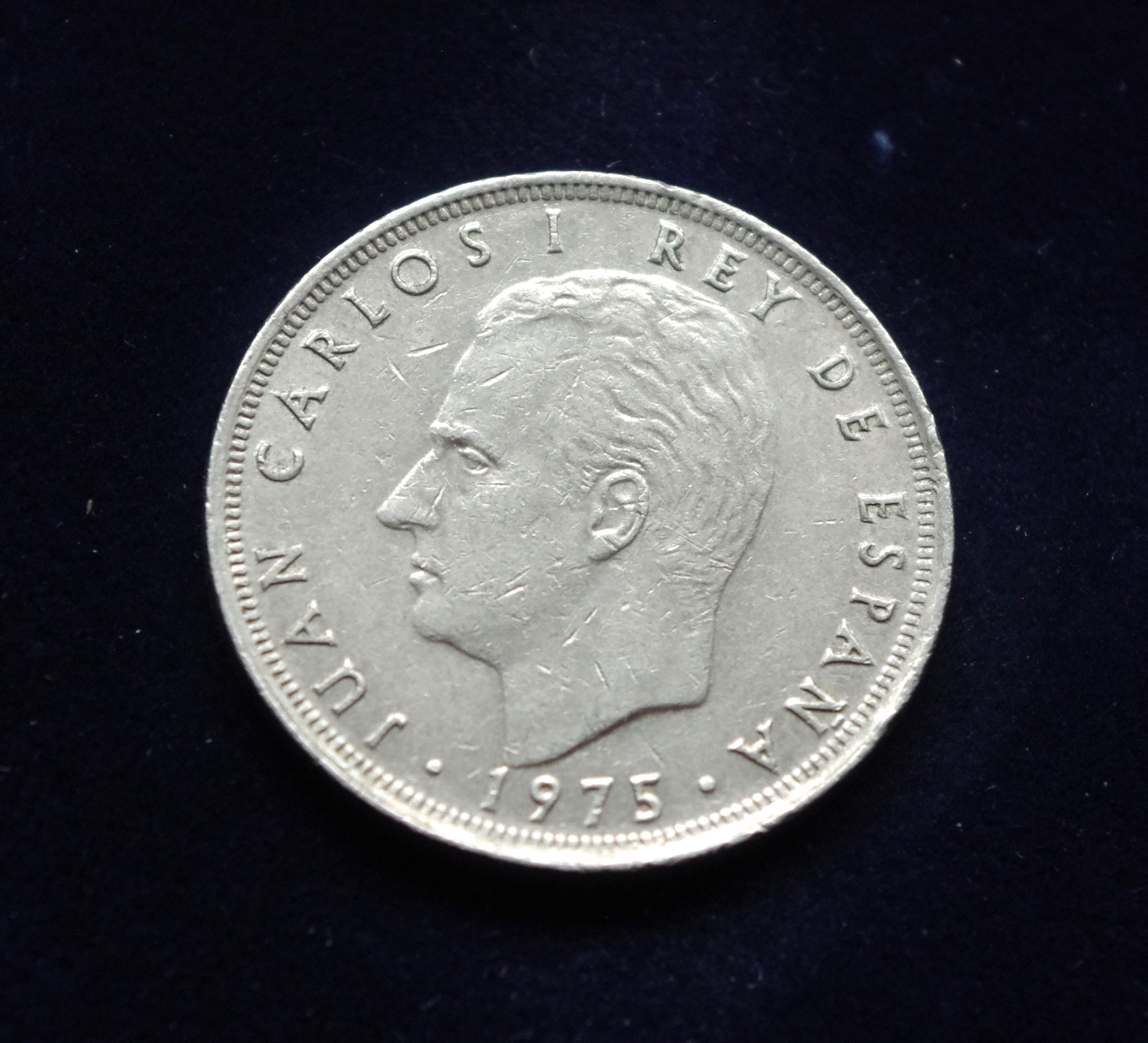 moneta, 25 pesetos, Ispanija