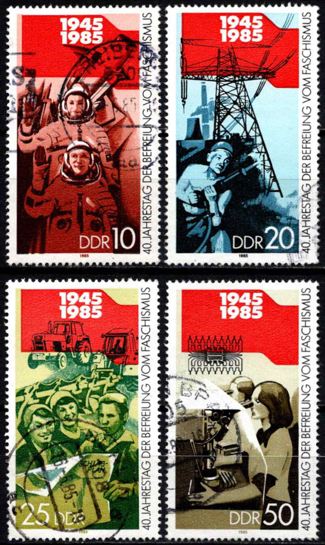 Vokietijos Demokratinė Respublika (VDR), pilna serija, MiNr 2941-2944 Used (O)