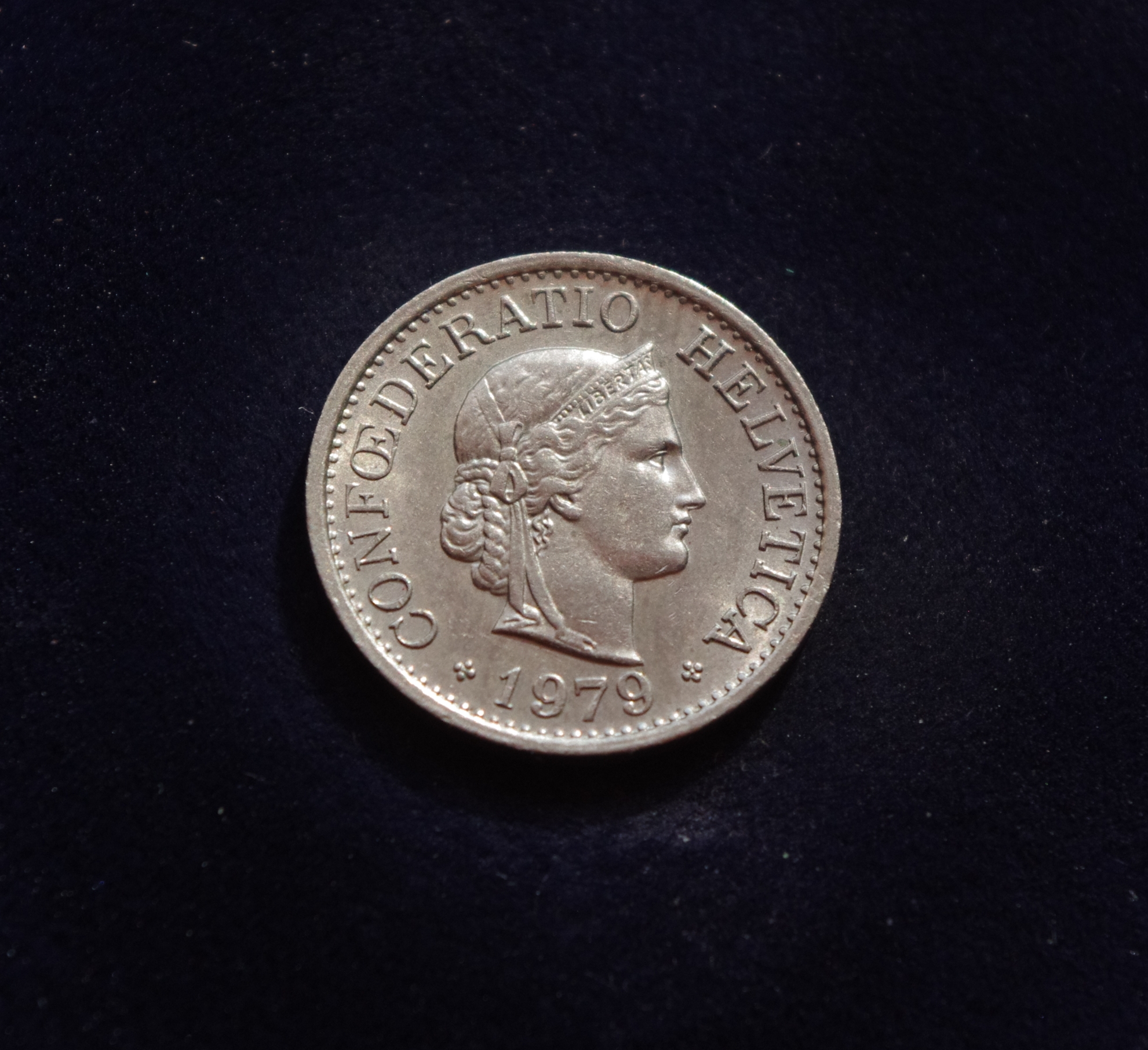 Šveicarija, 10 rapenų 1979m