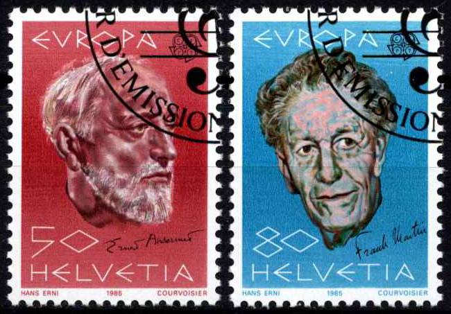 Šveicarija, pilna serija, MiNr 1294-1295 Used (O)