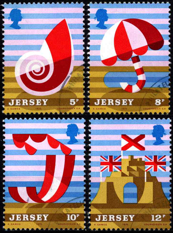 Džersis, pilna serija, MiNr 119-122 Used (O)