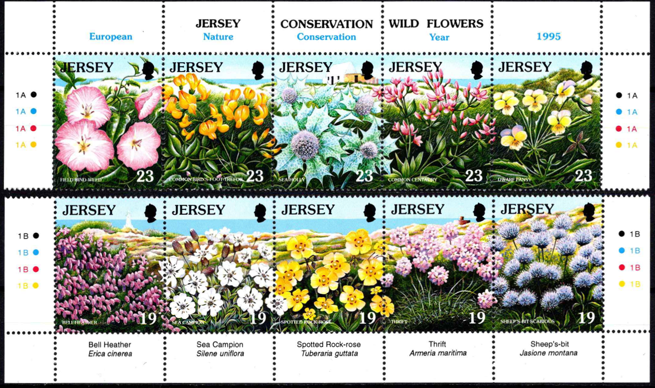 Džersis, pilna serija, MiNr 702-711 MNH**