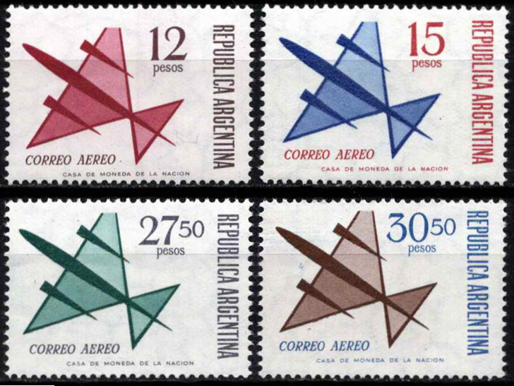Argentina, oro paštas, MiNr 886-889 MNH**