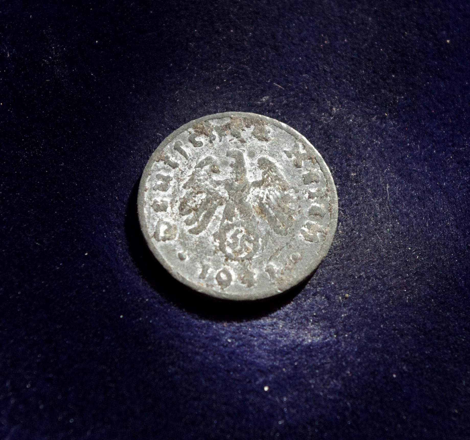 moneta 1 reichspfenigas 1941 m. Trečiasis Reichas, Vokietija