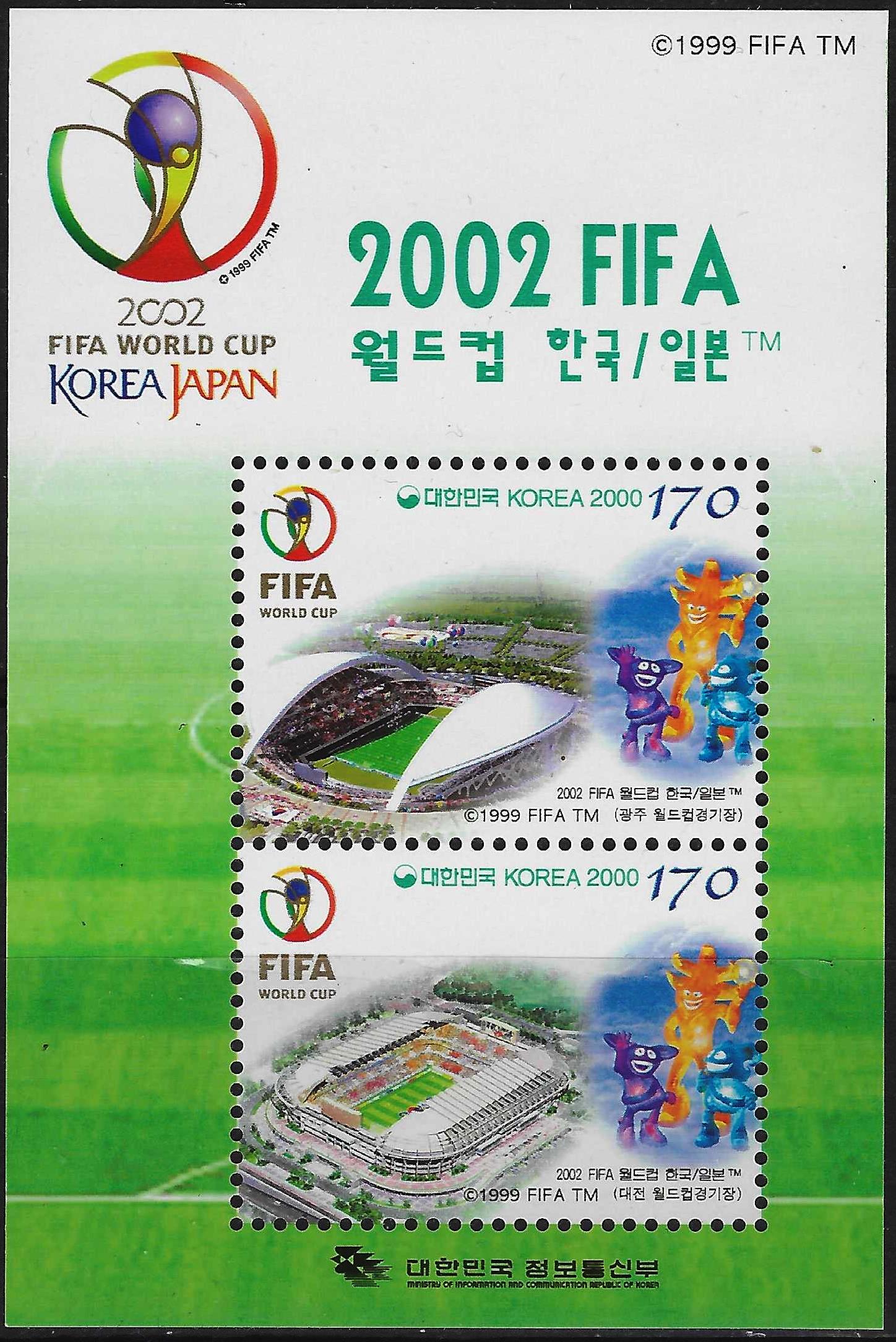 Pietų Korėja, blokas Nr. 686 MiNr 2136-1237 MNH** V