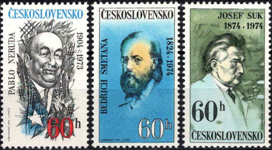 Čekoslovakija, pilna serija, MiNr 2180-2182 MNH**