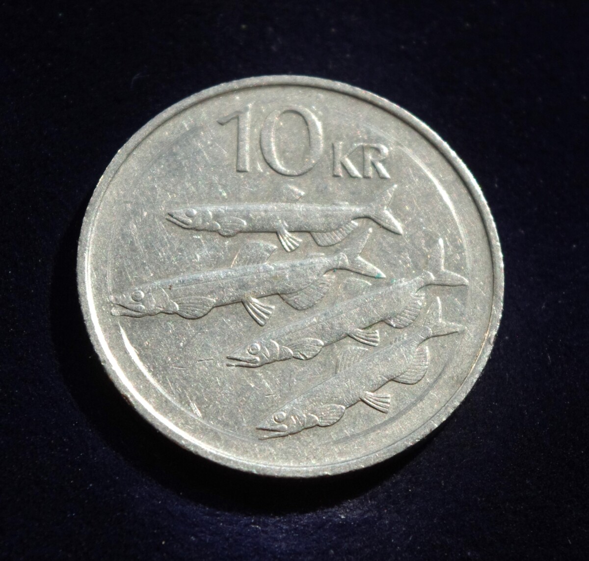 moneta 10 kronų, Islandija