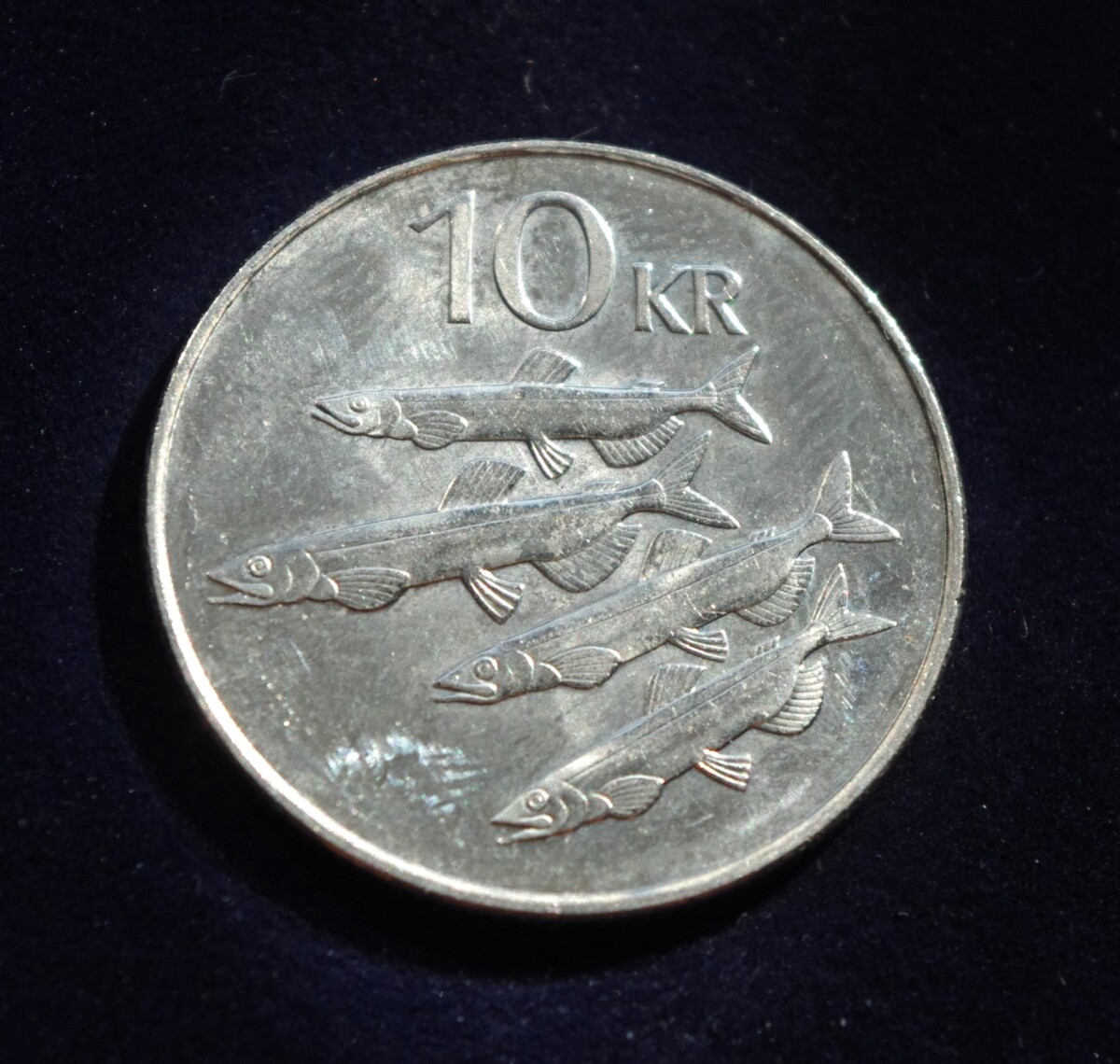 moneta 10 kronų, Islandija