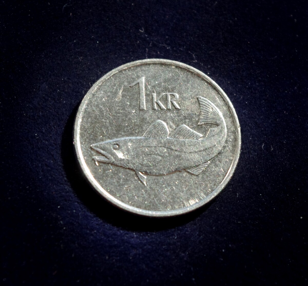 moneta 1 krona, Islandija