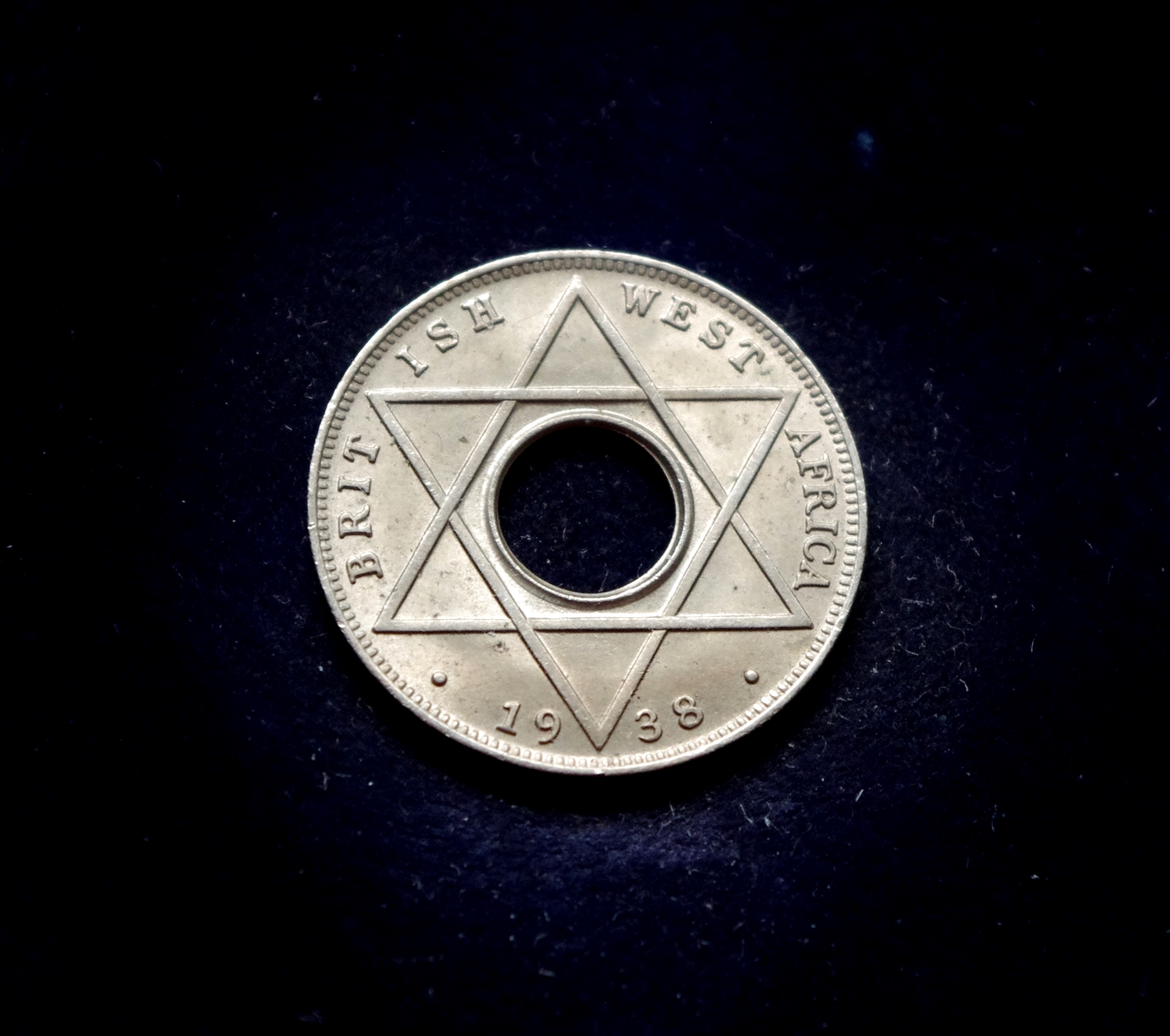 moneta, 1/10 penso, Britų Vakarų Afrika