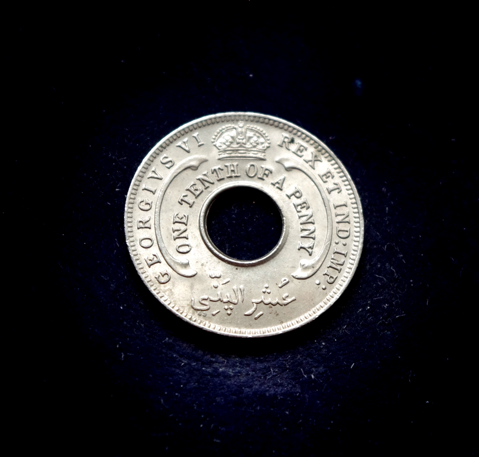 moneta, 1/10 penso, Britų Vakarų Afrika